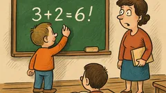 Vtip: Príde chlapček k tabuli...