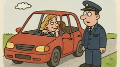 Vtip: Policajt zastaví auto, vodička flirtuje