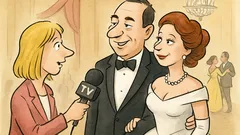 Vtip: Redaktorka na plese v opere zastaví snúbencov