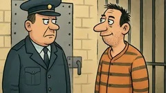 Vtip: Riaditeľ väznice hovorí Dežovi...