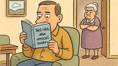 Vtip: Výhodne predám knihu na svokru