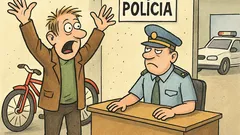 Vtip: Chlapík príde na políciu a kričí