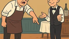 Vtip: Čo ste vy za čašníka?