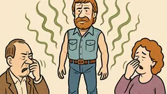 Vtip: Chuck Norris nesmrdí. To...