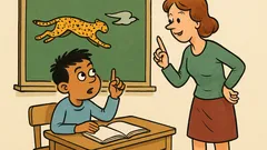 Vtip: Učiteľka sa pýta Dežka v škole…