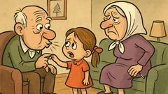 Vtip: Malá vnučka príde za dedkom