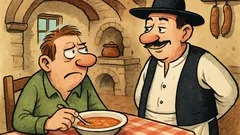 Vtip: V slovenskej kolibe: držková bez držiek?