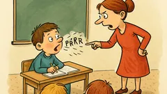 Vtip: Pani učiteľka sa pýta Miška…