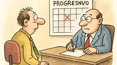 Vtip: Weinbergov prvý zákon: napredovanie každý druhý piatok