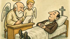 Vtip: Na kádrovom oddelení sv. Petra...