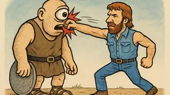 Vtip: Chuck Norris dal kyklopovi medzi oči
