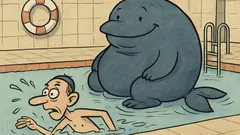 Vtip: Ak sa pri plávaní chudne...