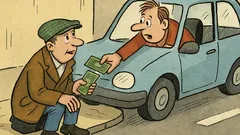 Vtip: Škóta zrazí auto. A on zarobí?