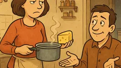 Vtip: Žena: Čo si dáš na večeru?