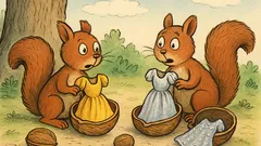 Vtip: Veveričky lúskajú oriešky. A potom šok