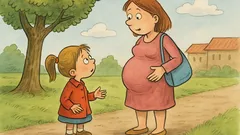 Vtip: Dievčatko osloví tehotnú pani