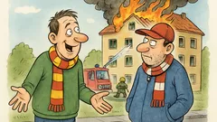 Vtip: Dvaja futbaloví fanúšikovia po zápase…