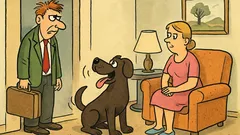 Vtip: Aký je rozdiel medzi manželom a psom?