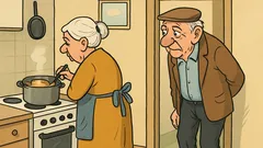 Vtip: Dedko skúša, či je babka hluchá…