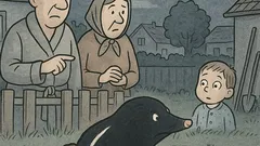 Vtip: Je to čierne s bielym pásikom