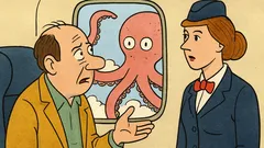 Vtip: V lietadle sa cestujúci pýta letušky