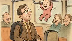 Vtip: Profesor cestoval električkou s dcérkou