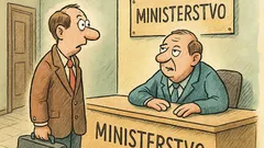 Vtip: Príde pán Novák na ministerstvo