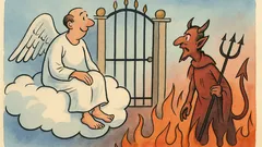 Vtip: Keď zomriete, užite si chvíľku v nebi…