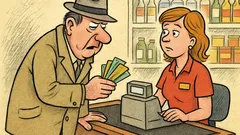 Vtip: Hovorí pán pri pokladni predavačke…