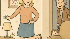 Vtip: Čo urobí blondínka pri prúde?