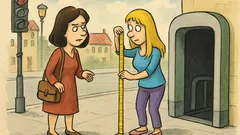 Vtip: Ide raz bruneta po ulici