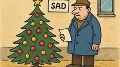 Vtip: Predám ozdobený stromček z minulého roka
