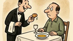 Vtip: Hosť si objednal polievku, rožok?