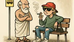 Vtip: Sokrates sa sťažuje na mládež