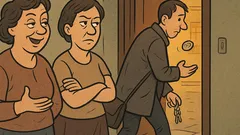 Vtip: Suseda susede, môj muž hádže mincou...