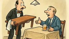 Vtip: Prepáčte, pane, tento stôl je obsadený!