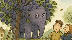 Vtip: Viete, prečo má slon fialové oči?