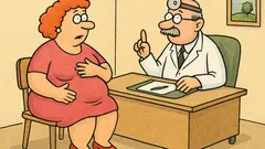 Vtip: Pán doktor, všade priberám... čo robiť?