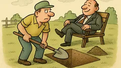 Vtip: Kto inému jamu kope...