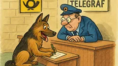 Vtip: Vlčiak príde na poštu...