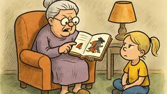 Vtip: Babka číta vnučke rozprávku o vlkovi