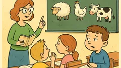 Vtip: Pani učiteľka sa pýta žiakov…