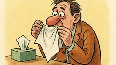 Vtip: Prečo ľudia pozerajú do vreckovky?