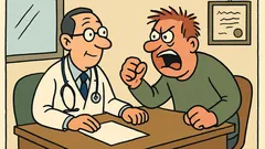 Vtip: Pán doktor, každý hovorí, že sa rozčúlim