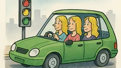 Vtip: Idú blondínky v aute...