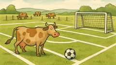 Vtip: Futbalové ihrisko bolo perfektne vylajnované...