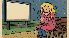 Vtip: Prečo blondínka zamrzla v letnom kine?