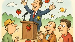 Vtip: Politik sľubuje štvornásobné platy...