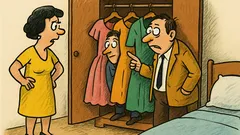 Vtip: Žena mužovi: Už nemám nič na seba