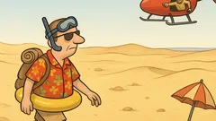 Vtip: Ide Dežo po púšti k moru